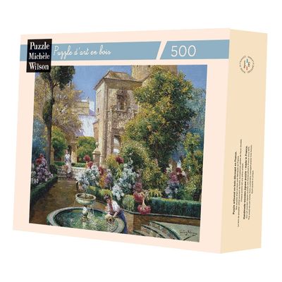 Houten Puzzel - Fontaine De L'Alcazar (500 pcs) Houten Puzzel - Fontaine De L'Alcazar (500 pcs)