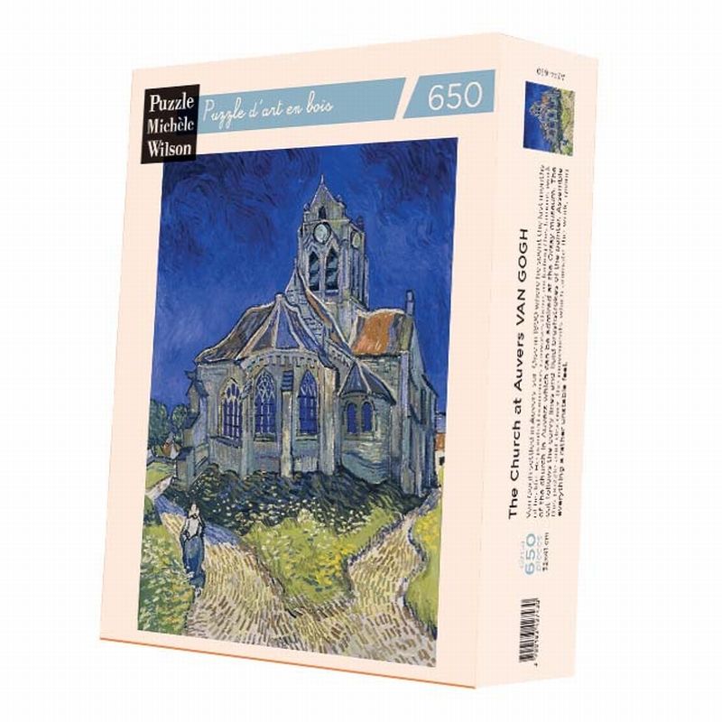 Houten Puzzel - L'Eglise D'Auvers (650 pcs)