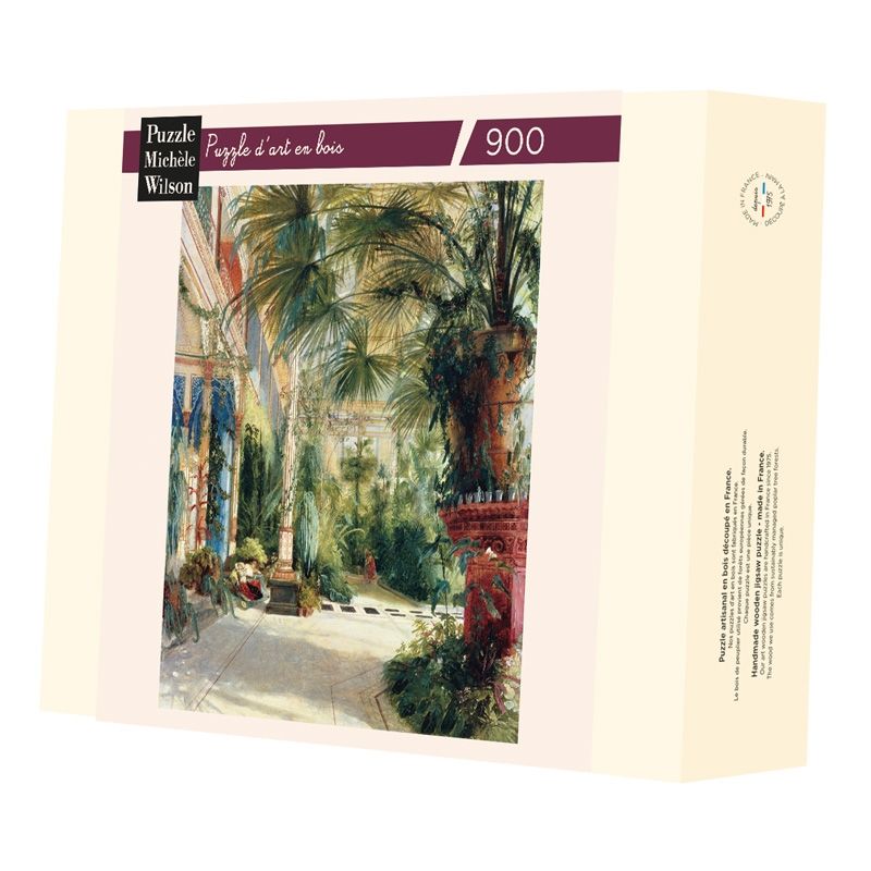 Houten Puzzel - La Serre Aux Palmiers (900 pcs)
