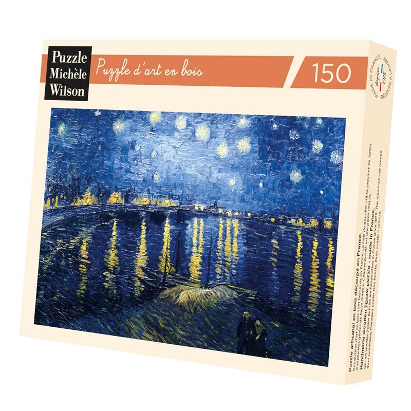 Houten Puzzel - Nuit Etoilee Sur Le Rhone (150 pcs)