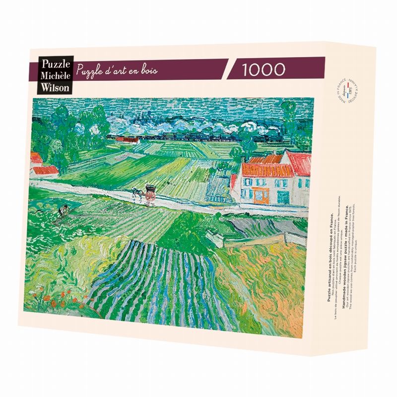 Houten Puzzel - Paysage D'Auvers (1000 pcs)