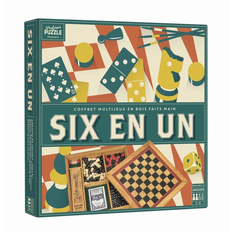 Vintage Games - Six En Un - Coffret 6 Jeux Vintage Games - Six En Un - Coffret 6 Jeux