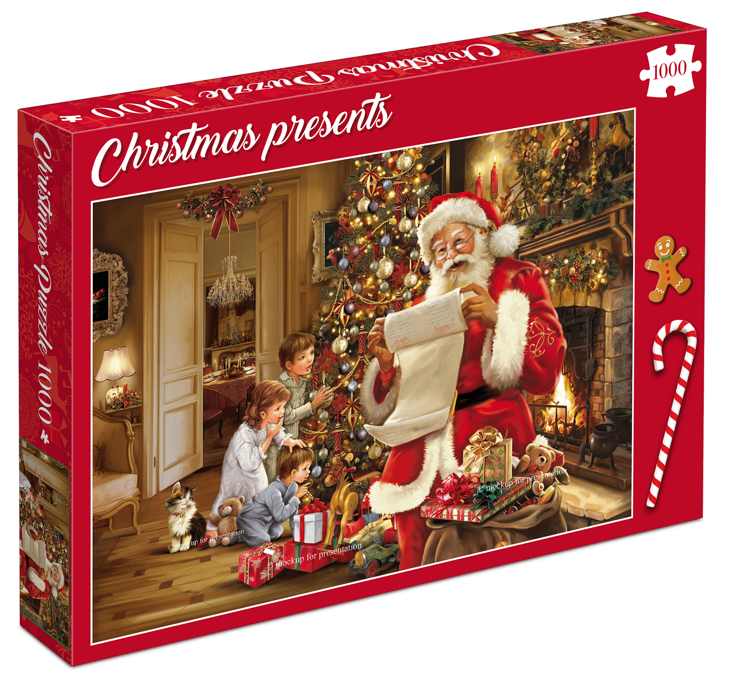 Puzzel - Christmas Presents (1000 pcs)