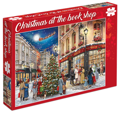 Puzzel - Christmas at the Bookshop (1000 pcs) Puzzel - Christmas at the Bookshop (1000 pcs)