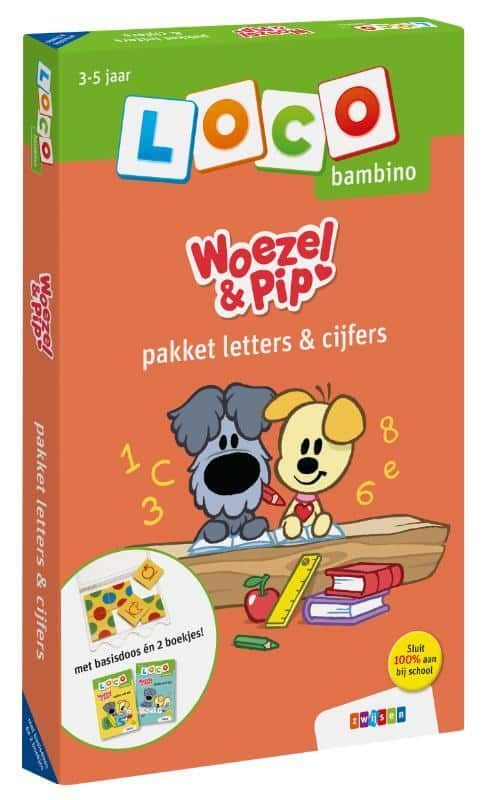 Loco Bambino - Woezel en Pip: pakket letters & cijfers