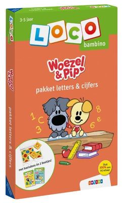 Loco Bambino - Woezel en Pip: pakket letters & cijfers