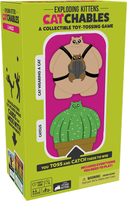 Exploding Kittens Catchables EN: Catcus & Cat wearing a cat