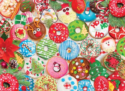 Puzzel - Christmas Donuts Tin (1000 pcs)