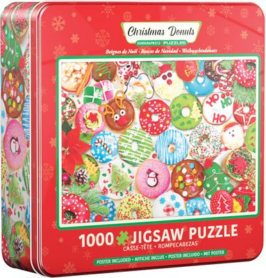Puzzel - Christmas Donuts Tin (1000 pcs)
