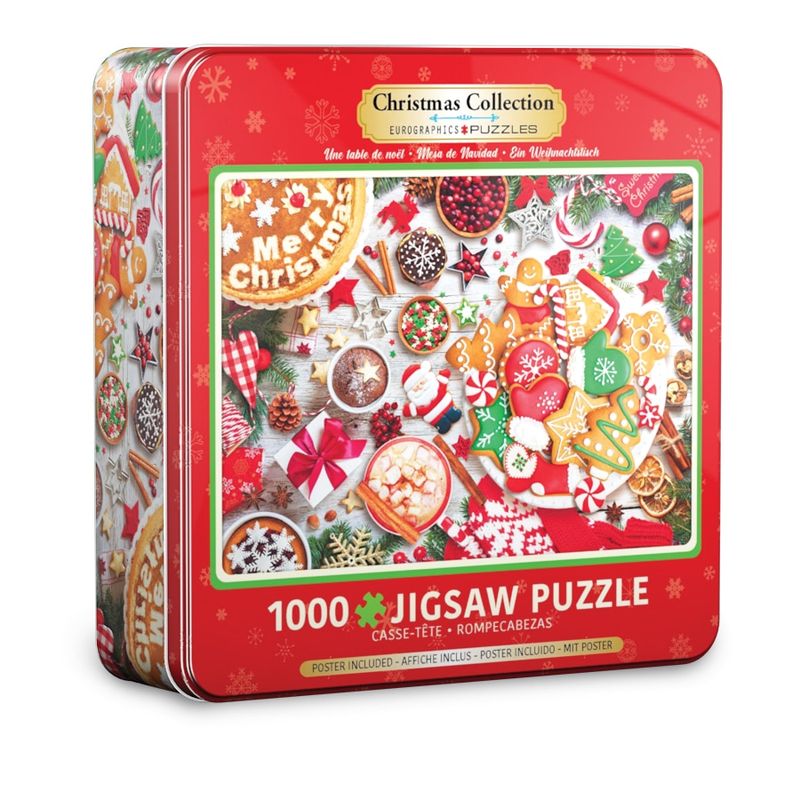 Puzzel - Christmas Table Tin (1000 pcs) Puzzel - Christmas Table Tin (1000 pcs)