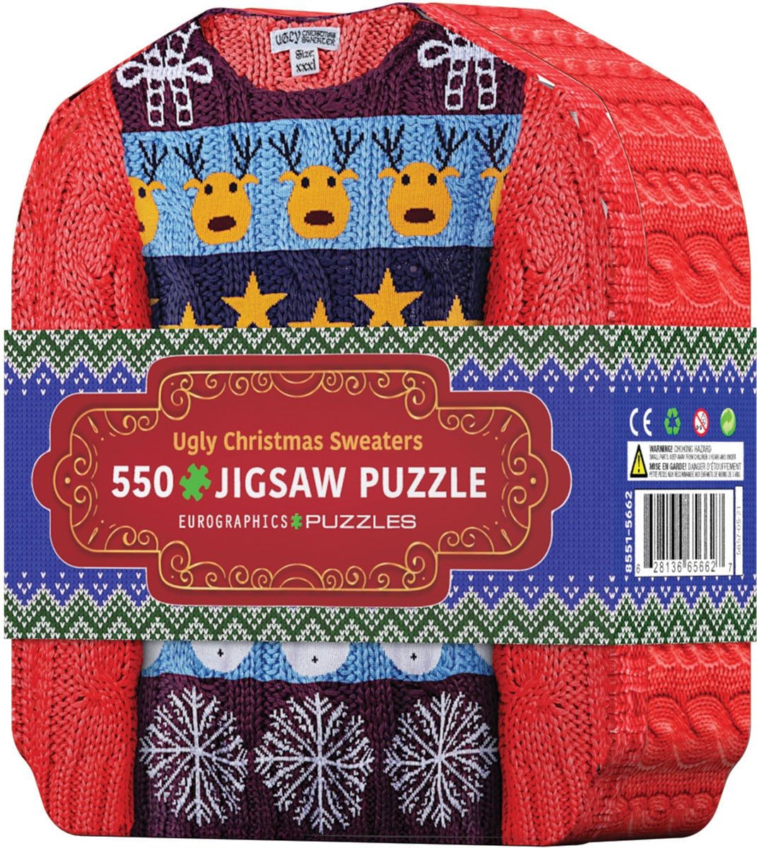 Puzzel - Ugly Christmas Sweaters Tin (550 pcs)