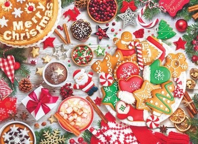 Puzzel - Christmas Table Tin (1000 pcs)