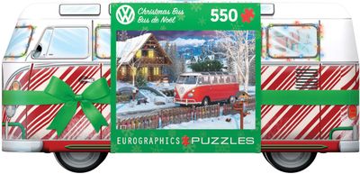Puzzel - VW Christmas Bus Tin (550 pcs)