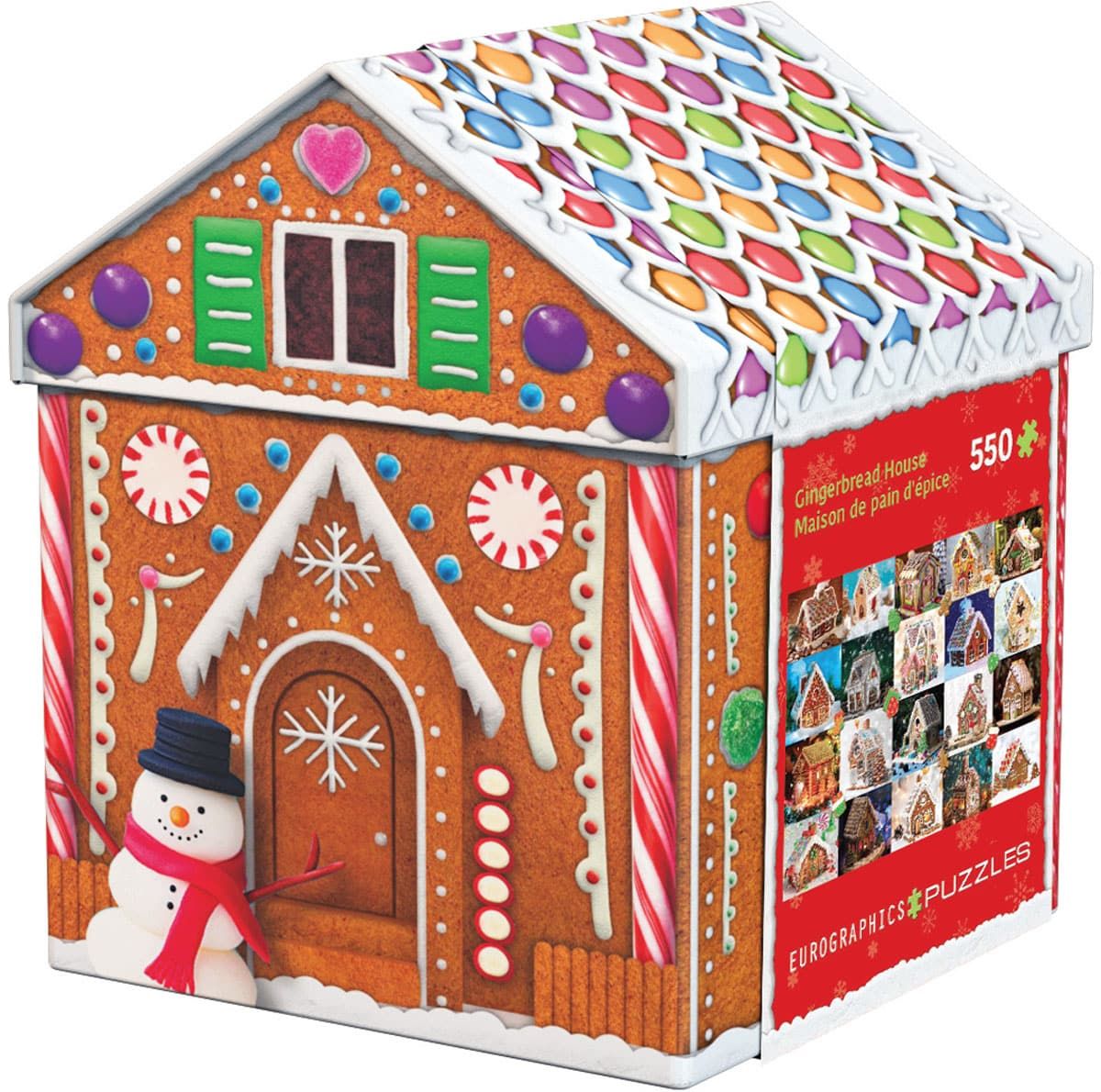 Puzzel - Gingerbread House Tin (550 pcs)