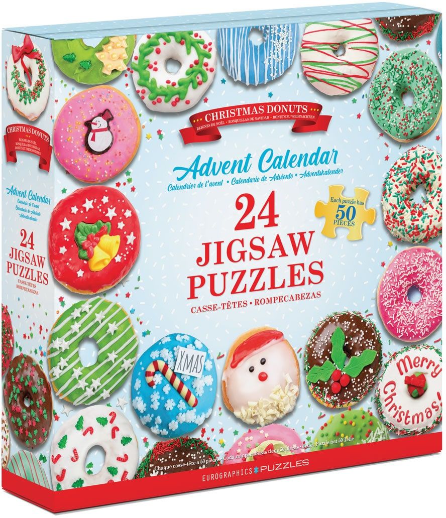 Puzzel Adventskalender – Christmas Donuts (24 x 50 pcs)
