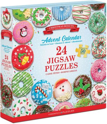 Puzzel Adventskalender – Christmas Donuts (24 x 50 pcs) Puzzel Adventskalender – Christmas Donuts (24 x 50 pcs)