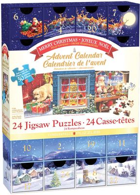 Puzzel Adventskalender – Classic Christmas (24 x 50 pcs) Puzzel Adventskalender – Classic Christmas (24 x 50 pcs)