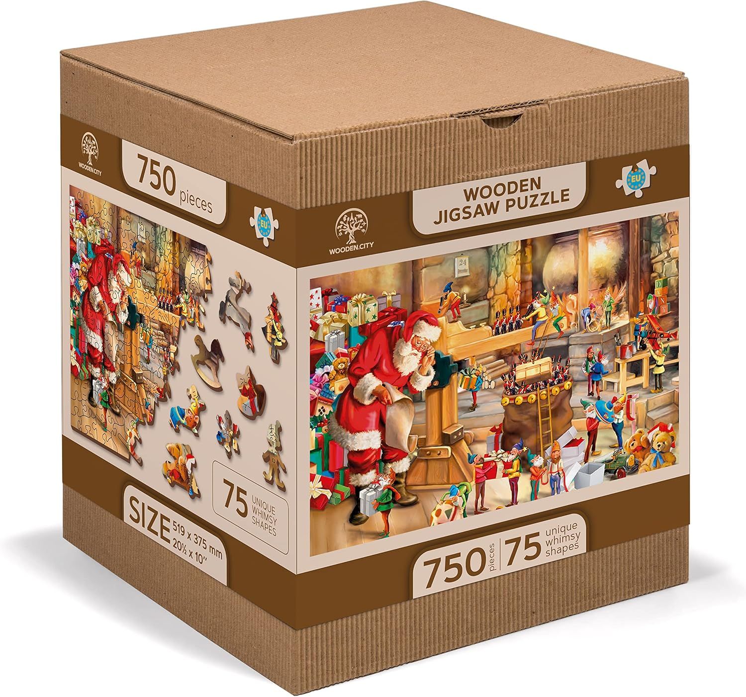 Houten Puzzel -  Santa's Workshop (750 pcs)