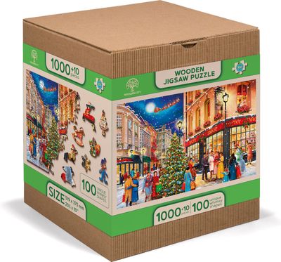 Houten Puzzel - Christmas Street (1010 pcs) Houten Puzzel - Christmas Street (1010 pcs)