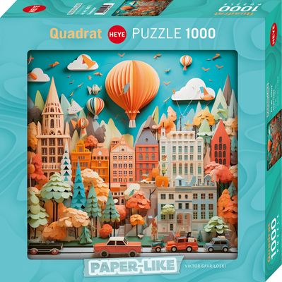Puzzel - Townscape (1000 pcs) *Square Box*
