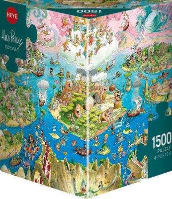 Puzzel - Odyssey (1500 pcs) *Triangular Box*