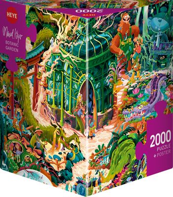 Puzzel - Botanic Garden (2000 pcs) *Triangular Box*