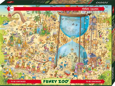 Puzzel - Funky Zoo: Desert Habitat (1000 pcs)