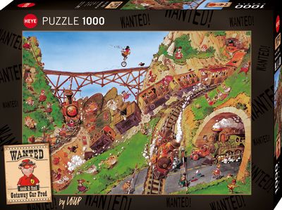Puzzel - Wanted: Getaway Car Fred (1000 pcs)