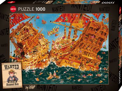 Puzzel - Wanted: Diamond Dick (1000 pcs)