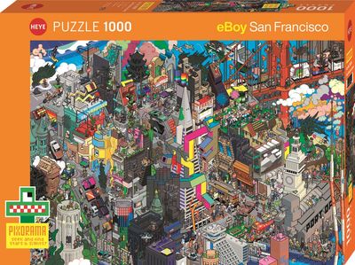 Puzzel - San Francisco Quest (1000 pcs)
