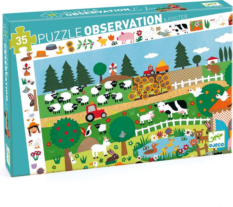 Observatiepuzzel - De Boerderij (35 pcs)