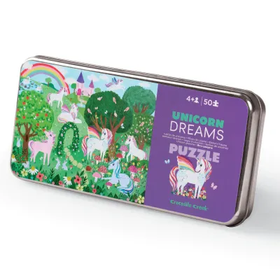 Tin Box Puzzels - Eenhoorn Dromen (50 pcs)
