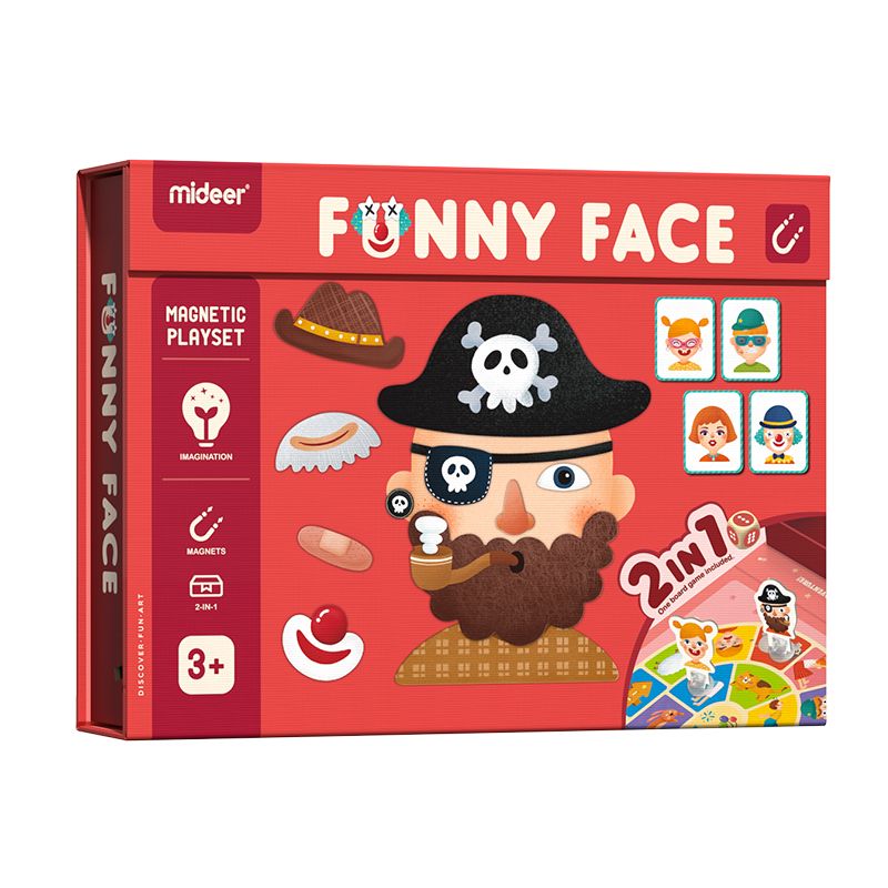 Mideer - Magnetische Speelset: Funny Face
