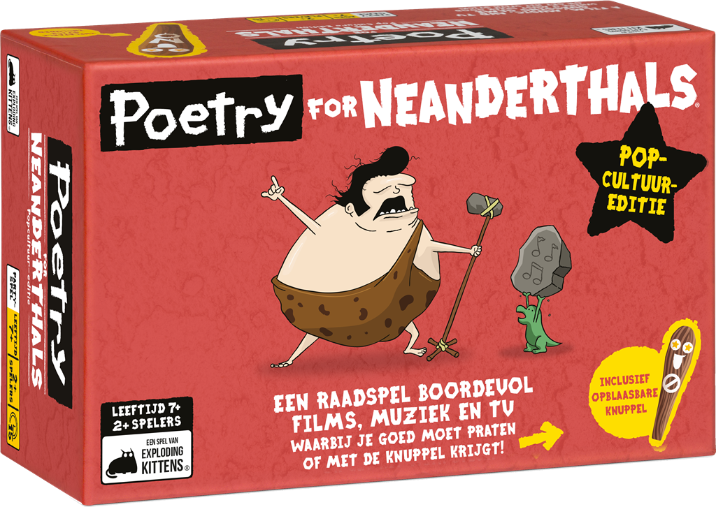 Poetry for Neanderthals NL: Pop Cultuur Editie