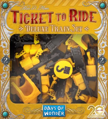 Ticket to Ride: 20th Anniversary Deluxe Train Set - Geel