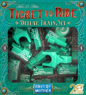 Ticket to Ride: 20th Anniversary Deluxe Train Set - Groen