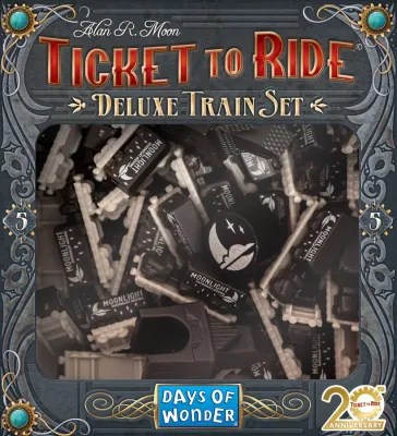 Ticket to Ride: 20th Anniversary Deluxe Train Set - Zwart