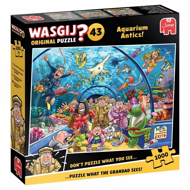 Puzzel - Wasgij Original: Aquarium Antics! (1000 pcs)