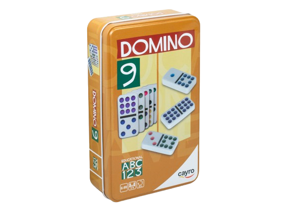 Cayro - Domino Double 9 Color (metal box) Cayro - Domino Double 9 Color (metal box)