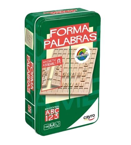 Cayro - Wooden Words Game (metal box)