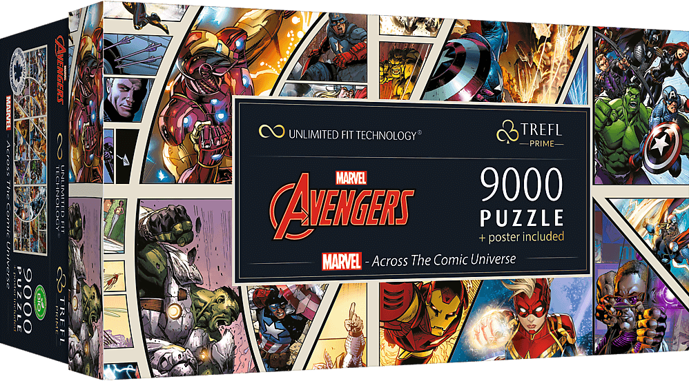 Puzzel - Marvel: Across the Comic Universe (9000 pcs)
