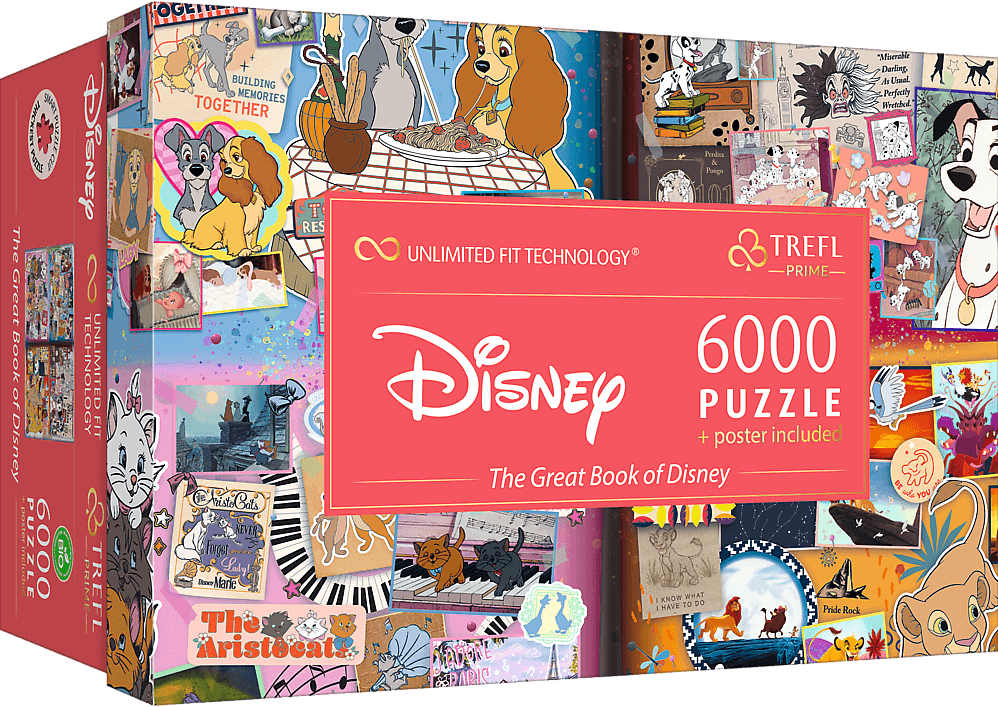 Puzzel - Disney: Magical Book of Fairytales (6000 pcs)