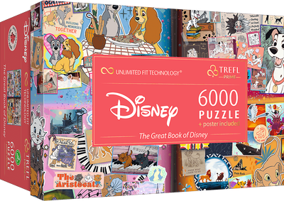 Puzzel - Disney: Magical Book of Fairytales (6000 pcs)