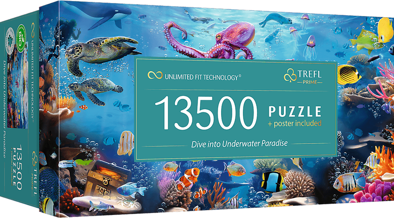 Puzzel - Dive into Underwater Paradise (13500 pcs)