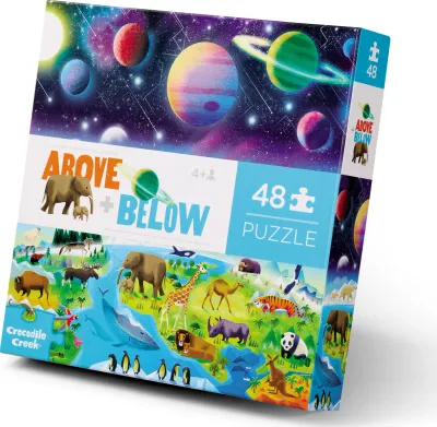 Above + Below Puzzels - De Aarde en de Ruimte (48 pcs)
