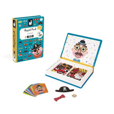 Magnetibook - Gekke Gezichten: Jongens