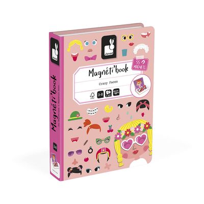 Magnetibook - Gekke Gezichten: Meisjes