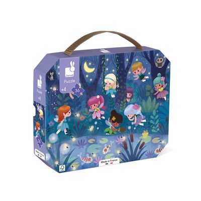 Puzzelkoffer - Elfjes en Waterlelies (36 pcs)