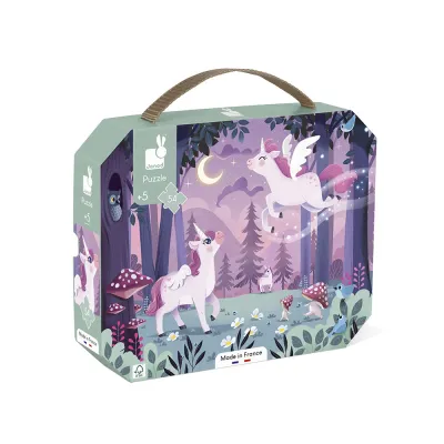 Puzzelkoffer - Unicorns (54 pcs)