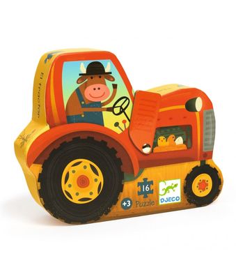 Puzzel - de Tractor (16 pcs)
